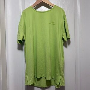 Under Armour Neon Green Short Sleeve Crew Performance Tee